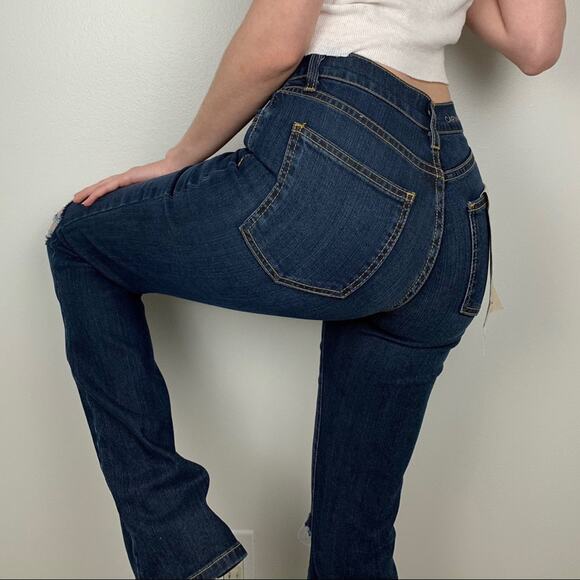 LF Carmar Skinny Boot Leg Mid Wash Jeans - Picture 1 of 7